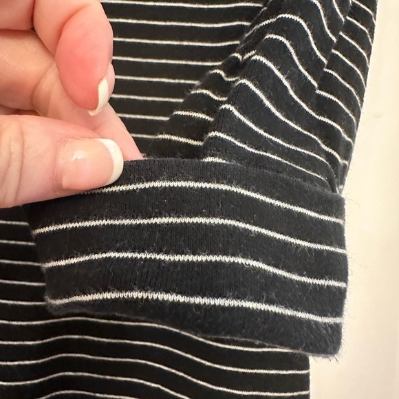 Lauren Ralph Lauren women’s three-quarter sleeve‎ 100% cotton top size XL stripe - Picture 4 of 5